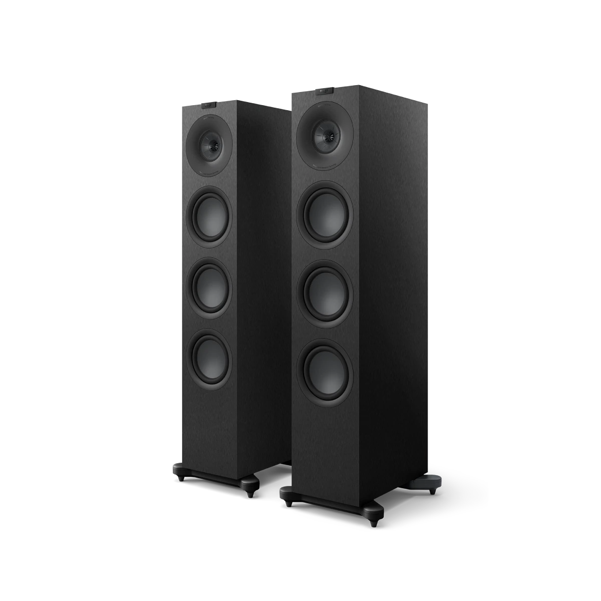 KEF Q11 Meta Satin Schwarz, Walnuss