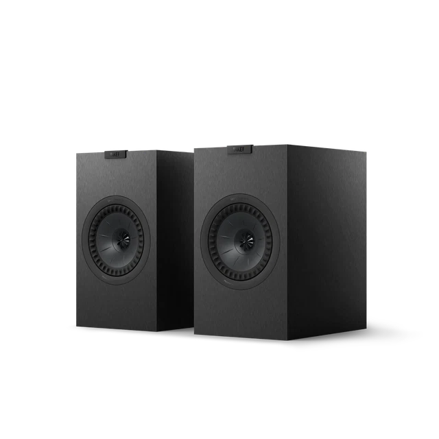 KEF Q3 Meta – Satin Schwarz, Walnuss