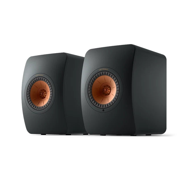 KEF LS50 II Wireless – Carbon Schwarz, Titan Grau