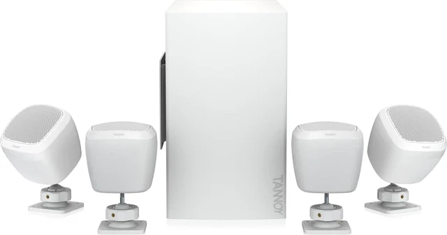 TANNOY SAT SUB 4PACK – Matt black, Weiß